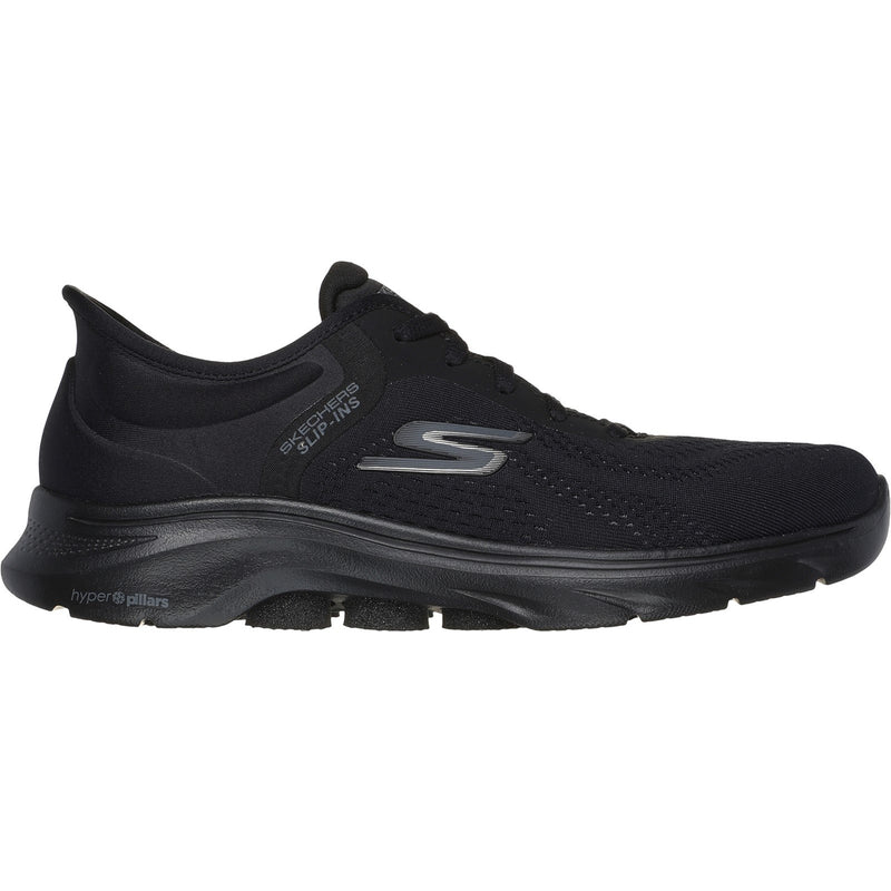 Skechers Womens GO WALK 7 - Valin 125233-BBK Black Slip On Shoes