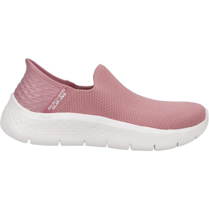 Skechers Womens Go Walk Flex - Sunset View 124820-ROS Rose Slip On Shoes