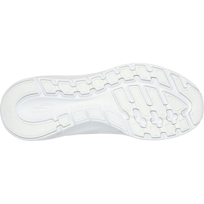 Skechers Womens Arch Fit 2.0 - Star Bound 150061-WSL White/Silver Lace Up Shoes