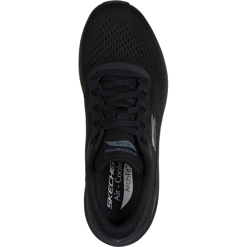 Skechers Womens Arch Fit 2.0 - Big League 150051-BBK Black Lace Up Shoes