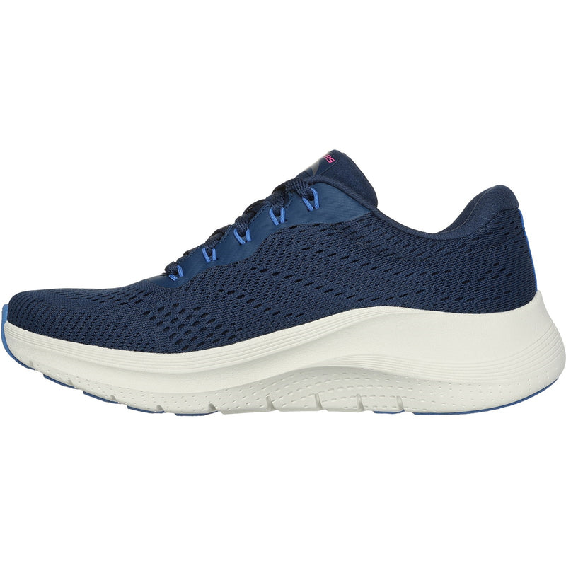 Skechers Womens Arch Fit 2.0 - Big League 150051-NVMT Navy/Multi Lace Up Shoes