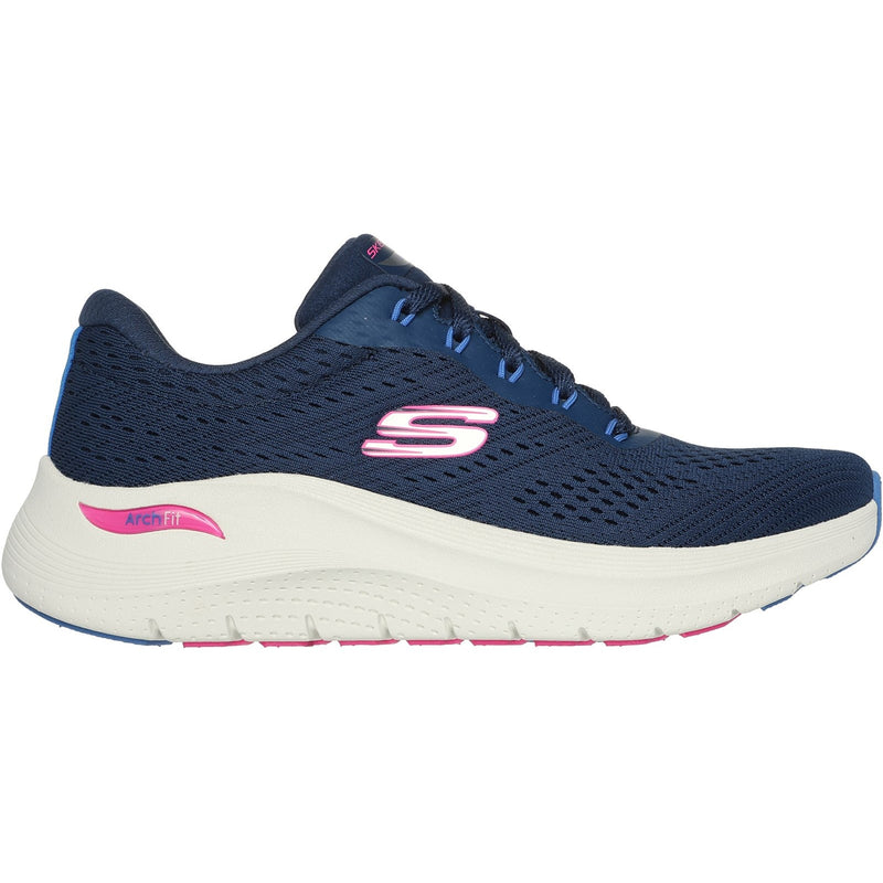 Skechers Womens Arch Fit 2.0 - Big League 150051-NVMT Navy/Multi Lace Up Shoes