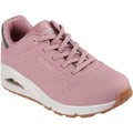 Skechers Womens Uno - Shimmer Away 155196-ROS Rose Lace Up Shoes