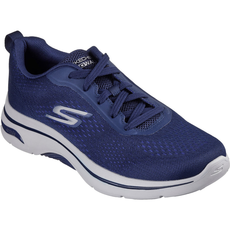 Skechers Mens Go Walk Arch Fit 2.0 Idyllic 216516-NVY Navy Lace Up Shoes