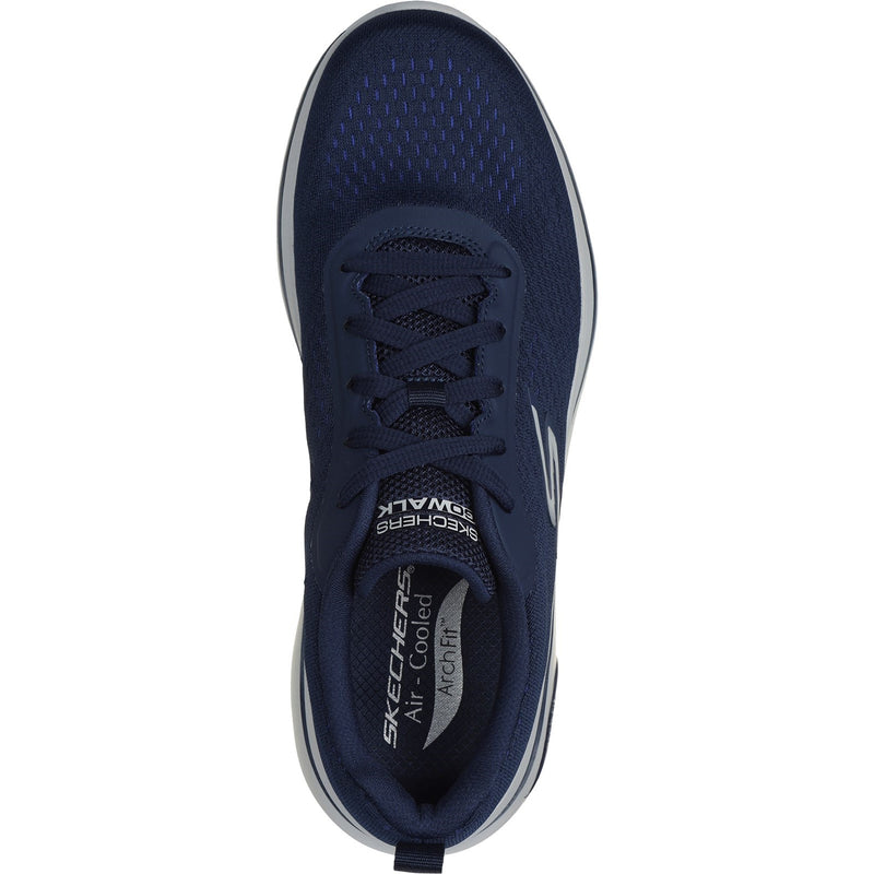 Skechers Mens Go Walk Arch Fit 2.0 Idyllic 216516-NVY Navy Lace Up Shoes
