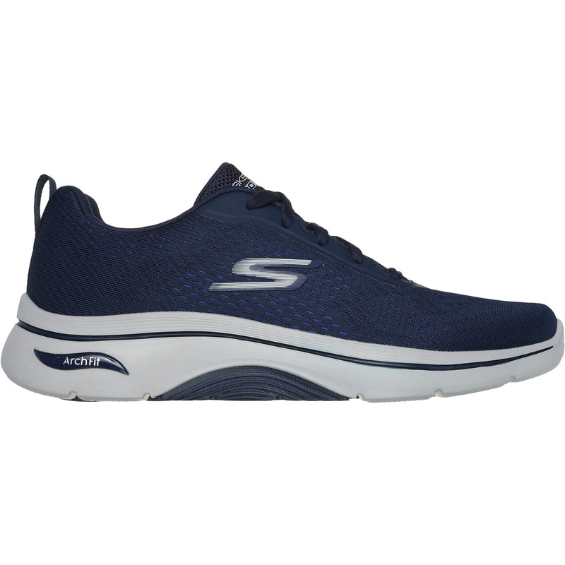 Skechers Mens Go Walk Arch Fit 2.0 Idyllic 216516-NVY Navy Lace Up Shoes
