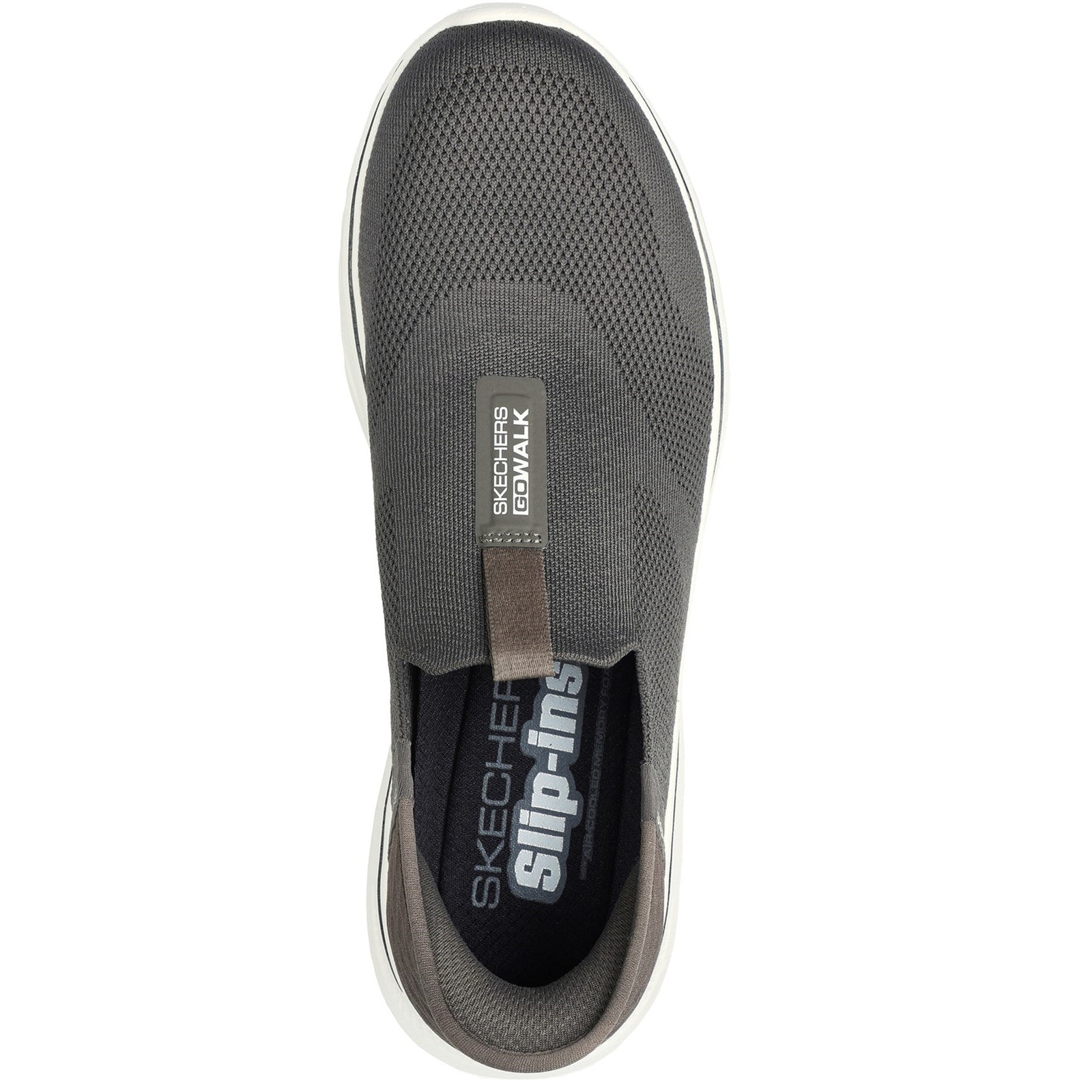 Skechers Mens Skechers Slip-ins: GO WALK 7 - Easy On 2 216641-BRN Brown Slip On Shoes