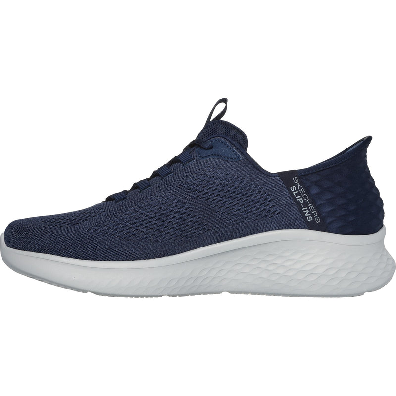 Skechers Mens Skech-Lite Pro Primebase 232466-NVYL Navy/Yellow Lace Up Shoes