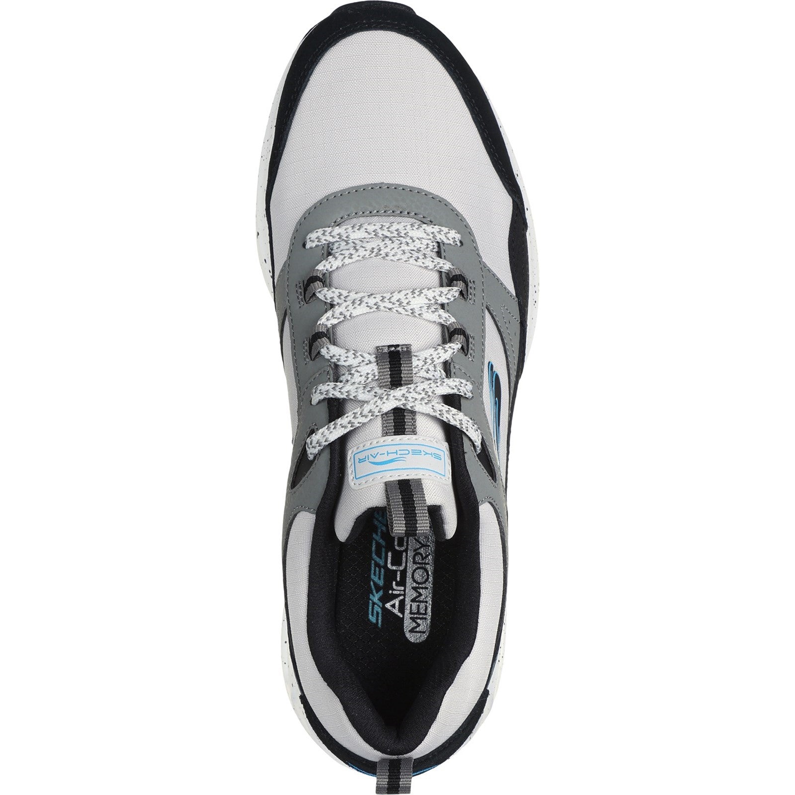 Skechers Mens Skech-Air Court - Yatton 232648-GYMT Grey/Multi Lace Up Shoes