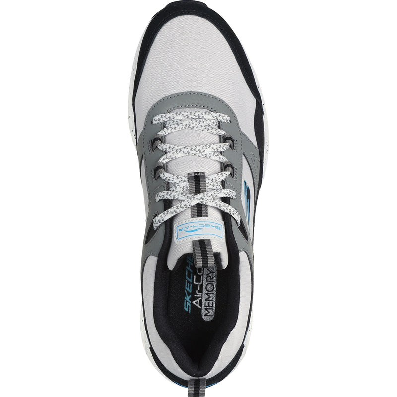 Skechers Mens Skech-Air Court - Yatton 232648-GYMT Grey/Multi Lace Up Shoes