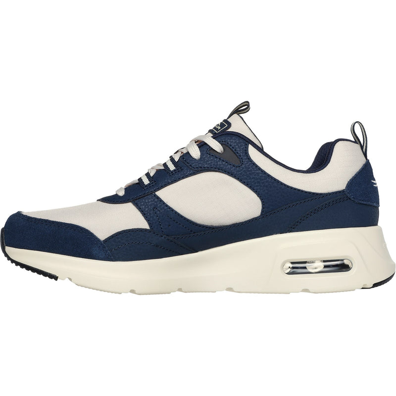 Skechers Mens Skech-Air Court - Yatton 232648-NVNT Navy/Natural Lace Up Shoes