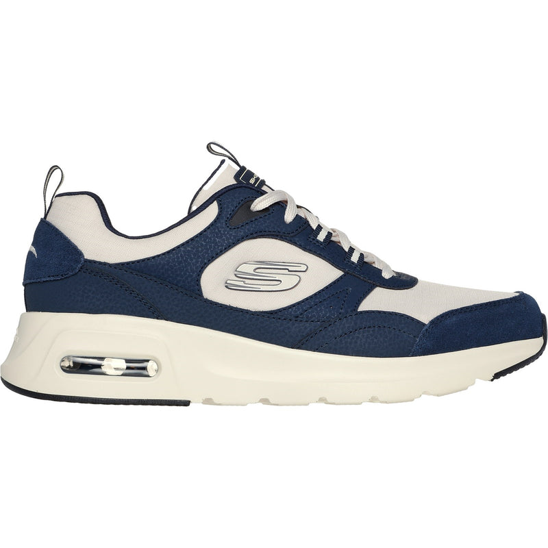 Skechers Mens Skech-Air Court - Yatton 232648-NVNT Navy/Natural Lace Up Shoes