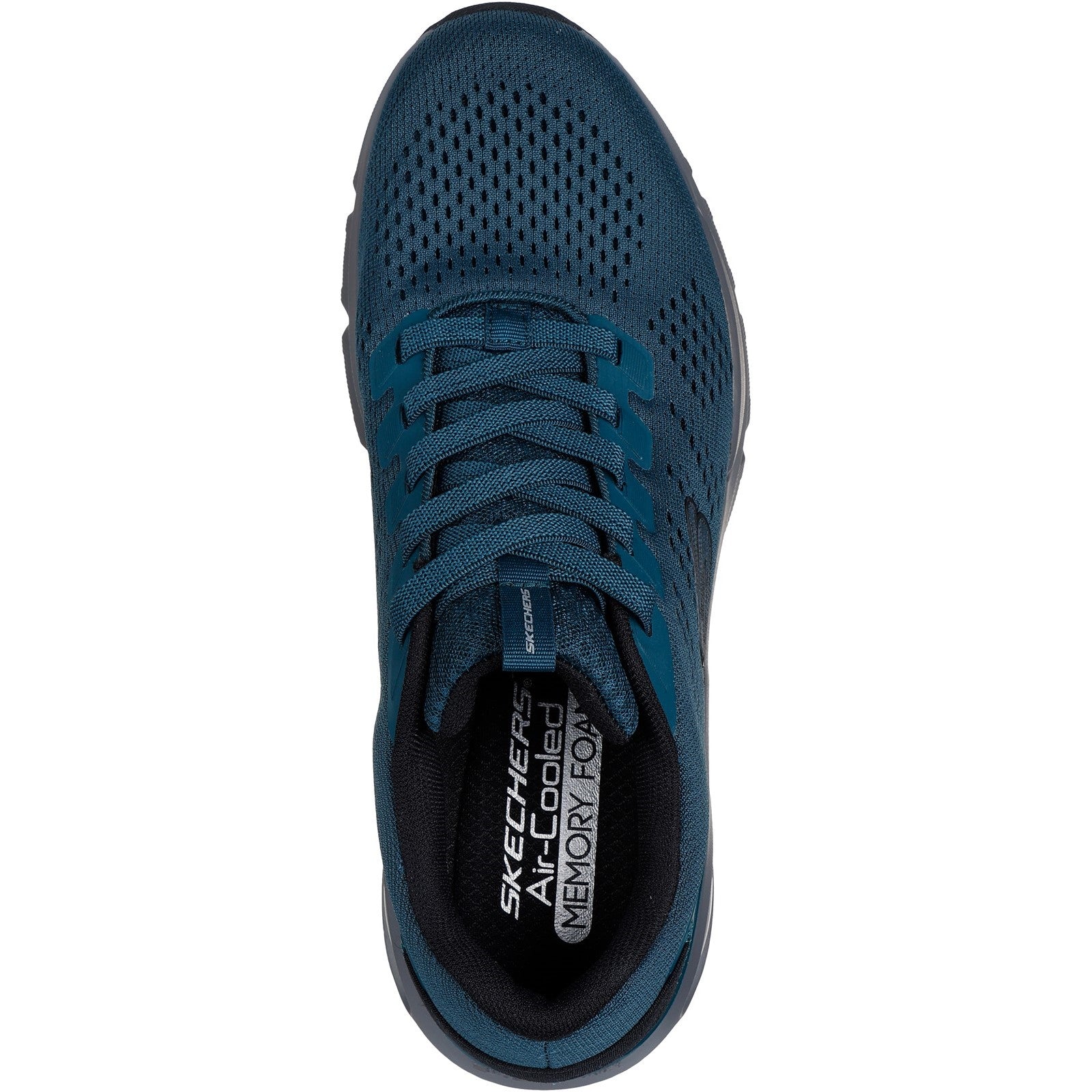 Skechers Mens Skech-Air Ventura 232655-TLBK Teal/Black Lace Up Shoes
