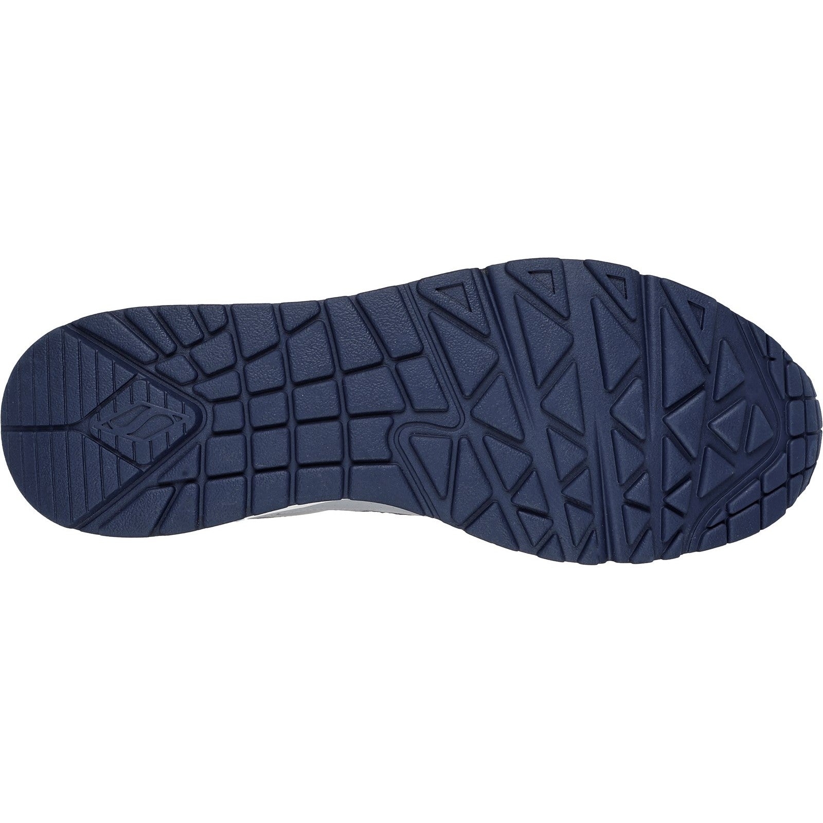 Skechers Mens Uno - Retro One 183020-GRY Grey Lace Up Shoes