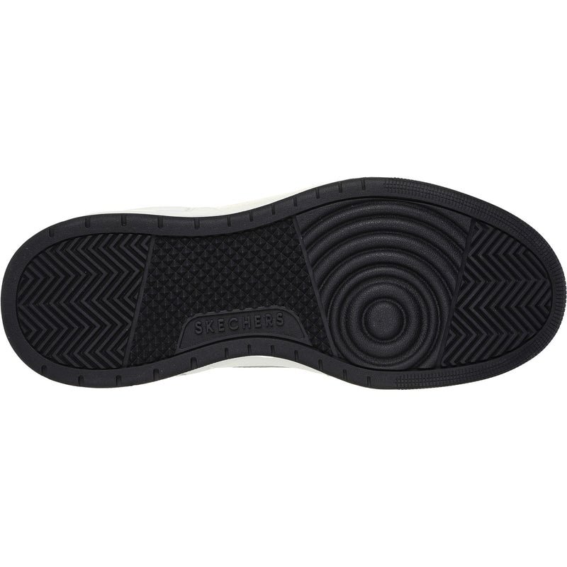 Skechers Mens Uno Court Low-Post 183140-WBL White/Blue Lace Up Shoes