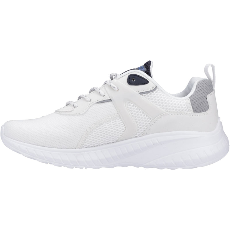 Skechers Mens Bobs Squad Chaos Elevated Drift 118034-WMLT White/Multi Lace Up Shoes