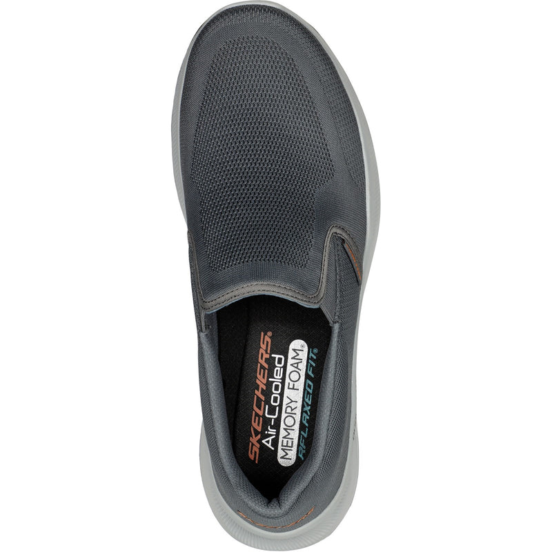 Skechers Mens Equalizer 5.0 - Grand Legacy 232516WW-CHAR Charcoal Slip On Shoes