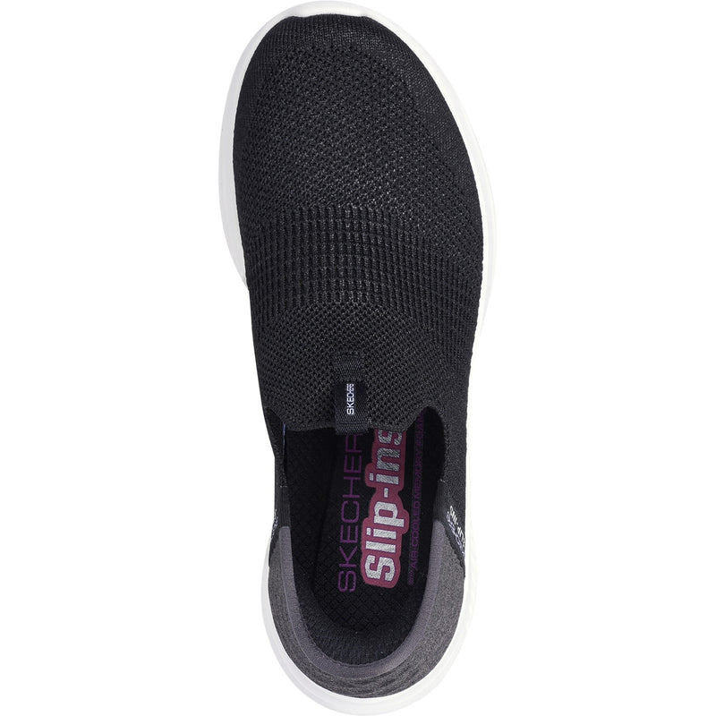 Skechers Womens Ultra Flex 3.0 - Smooth Step 149709W-BLK Black Slip On Shoes