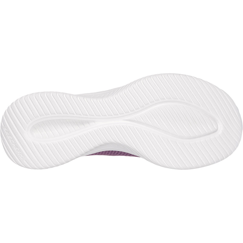 Skechers Womens Ultra Flex 3.0 Easy Win 150450-PUR Purple Slip On Shoes