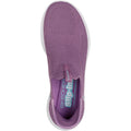 Skechers Womens Ultra Flex 3.0 Easy Win 150450-PUR Purple Slip On Shoes