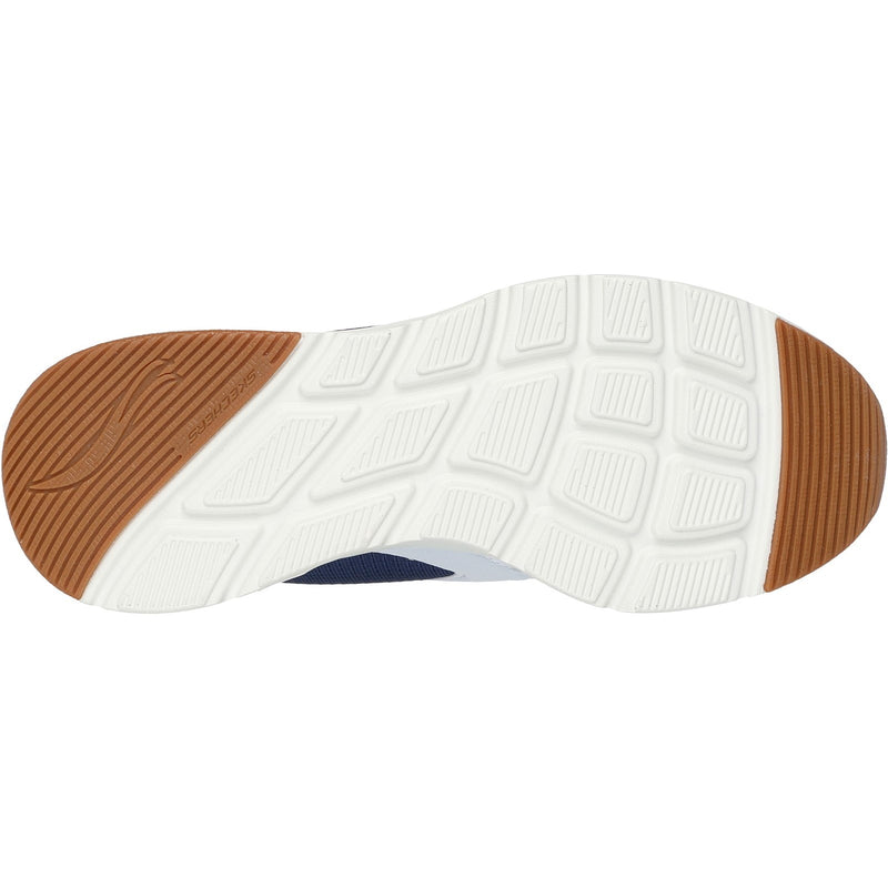 Skechers Womens Skech-Air Court Air Wave 150076-NVMT Navy/Multi Lace Up Shoes