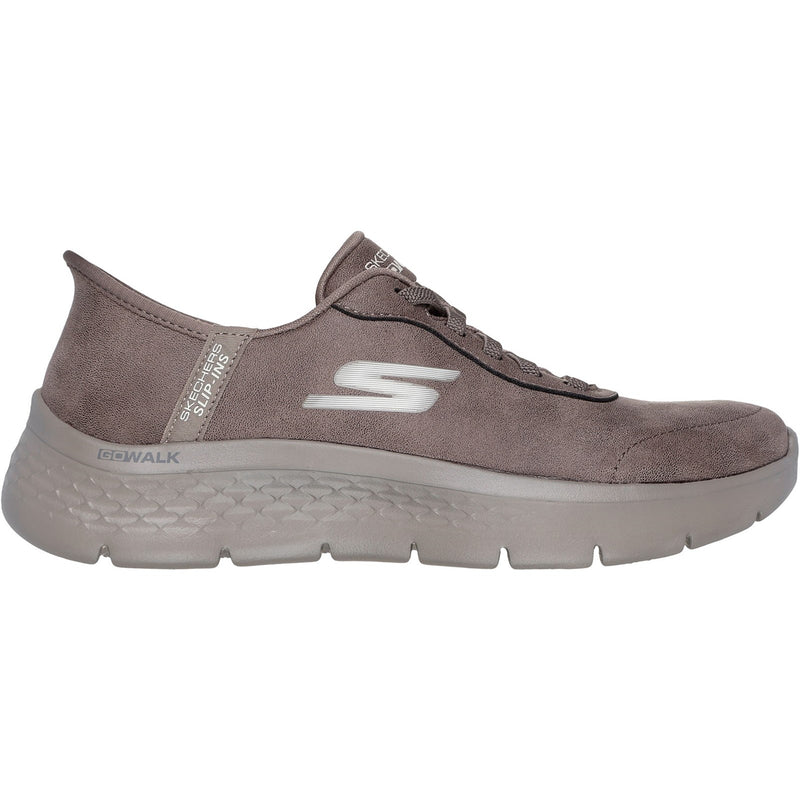 Skechers Womens Go Walk Flex Mali 124837-BRN Brown Bungee Laces Shoes