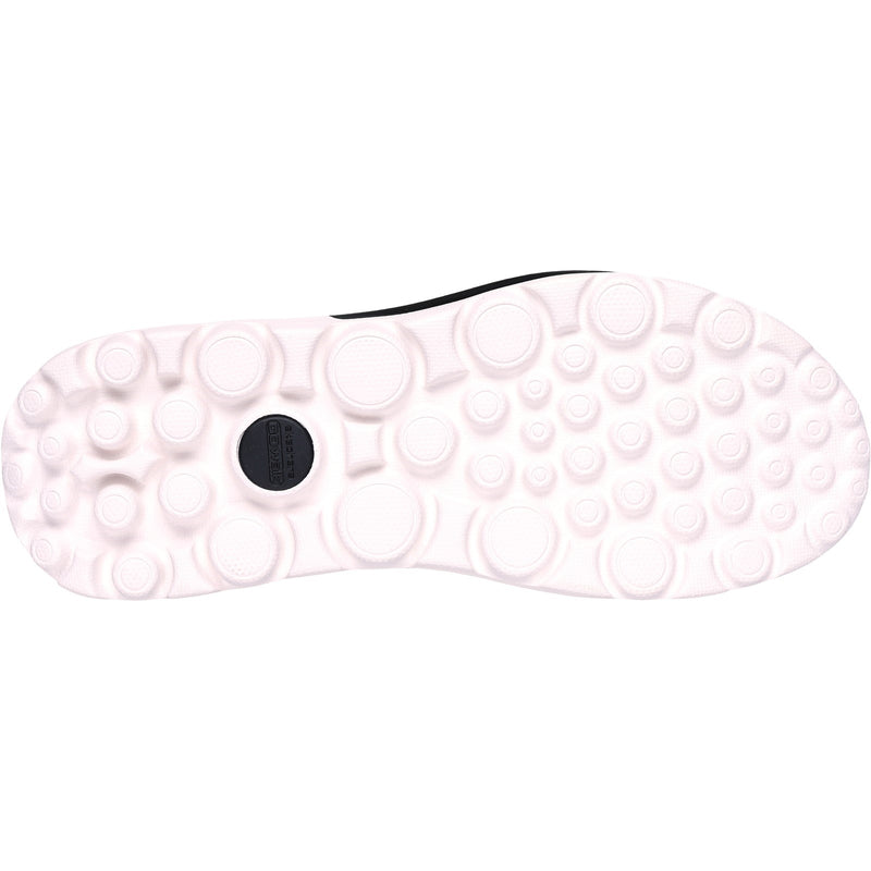 Skechers Womens GO WALK Travel Tahiti Sunset 124799-BLK Black Slip On Shoes