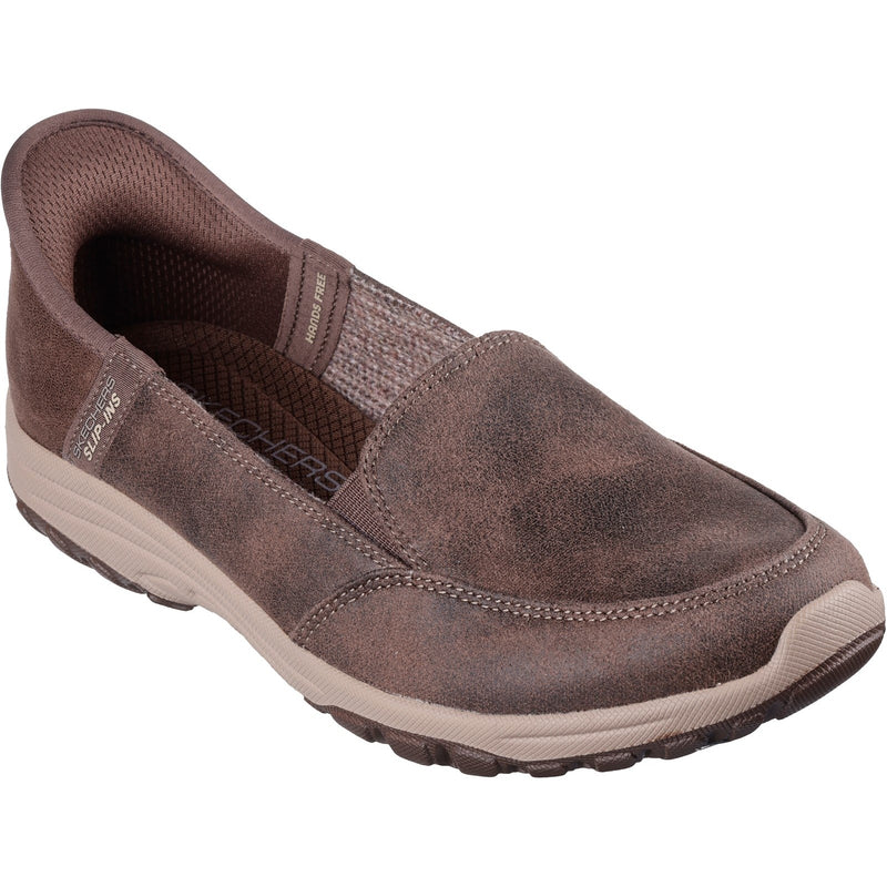 Skechers Womens Reggae Fest 2.0 Classically 158699-CHOC Chocolate Slip On Shoes