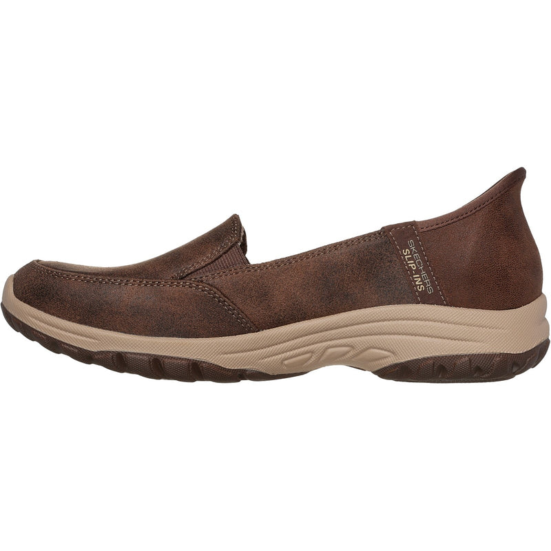 Skechers Womens Reggae Fest 2.0 Classically 158699-CHOC Chocolate Slip On Shoes