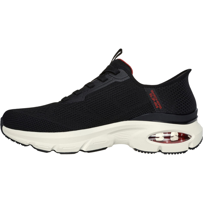 Skechers Mens Skech-Air Ventura Vanderway 232447-BKRD Black/Red Slip On Shoes