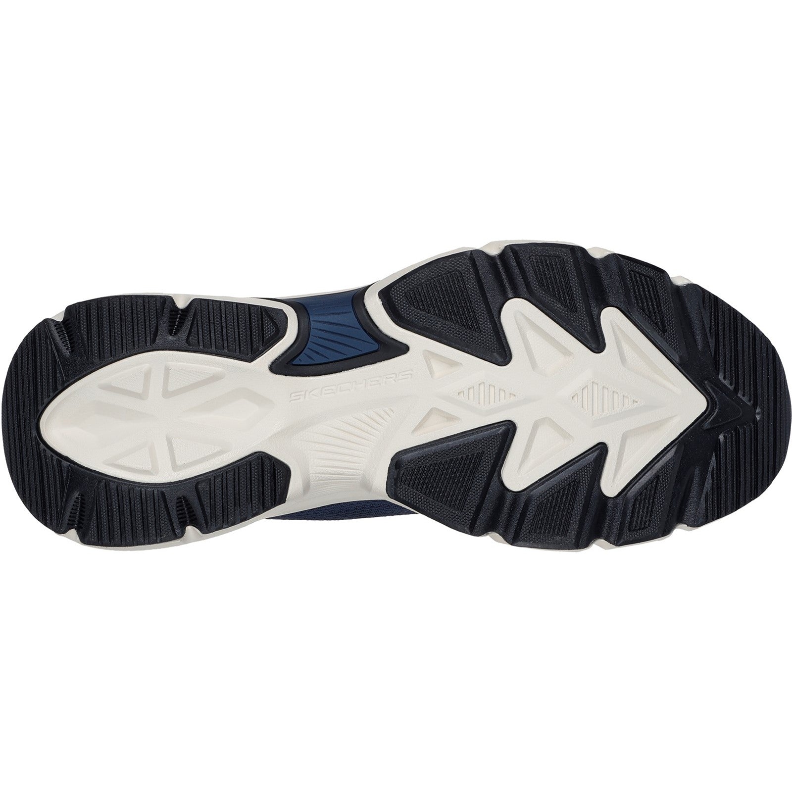 Skechers Mens Skech-Air Ventura Vanderway 232447-NVOR Navy/Orange Slip On Shoes