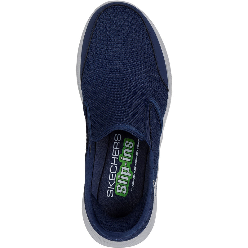 Skechers Mens Equalizer 5.0 Drayze 232926-NVY Navy Slip On Shoes