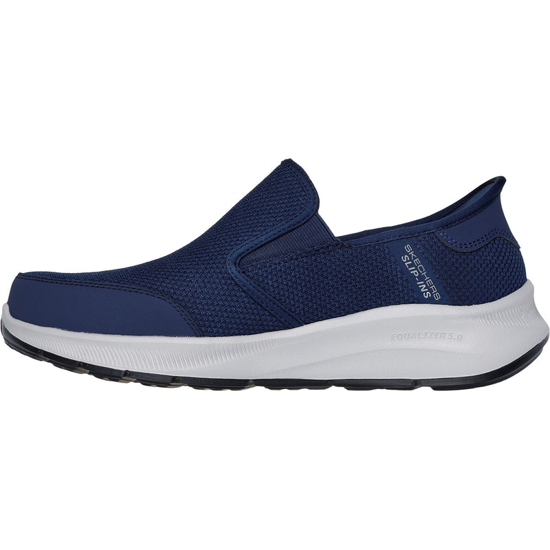 Skechers Mens Equalizer 5.0 Drayze 232926-NVY Navy Slip On Shoes