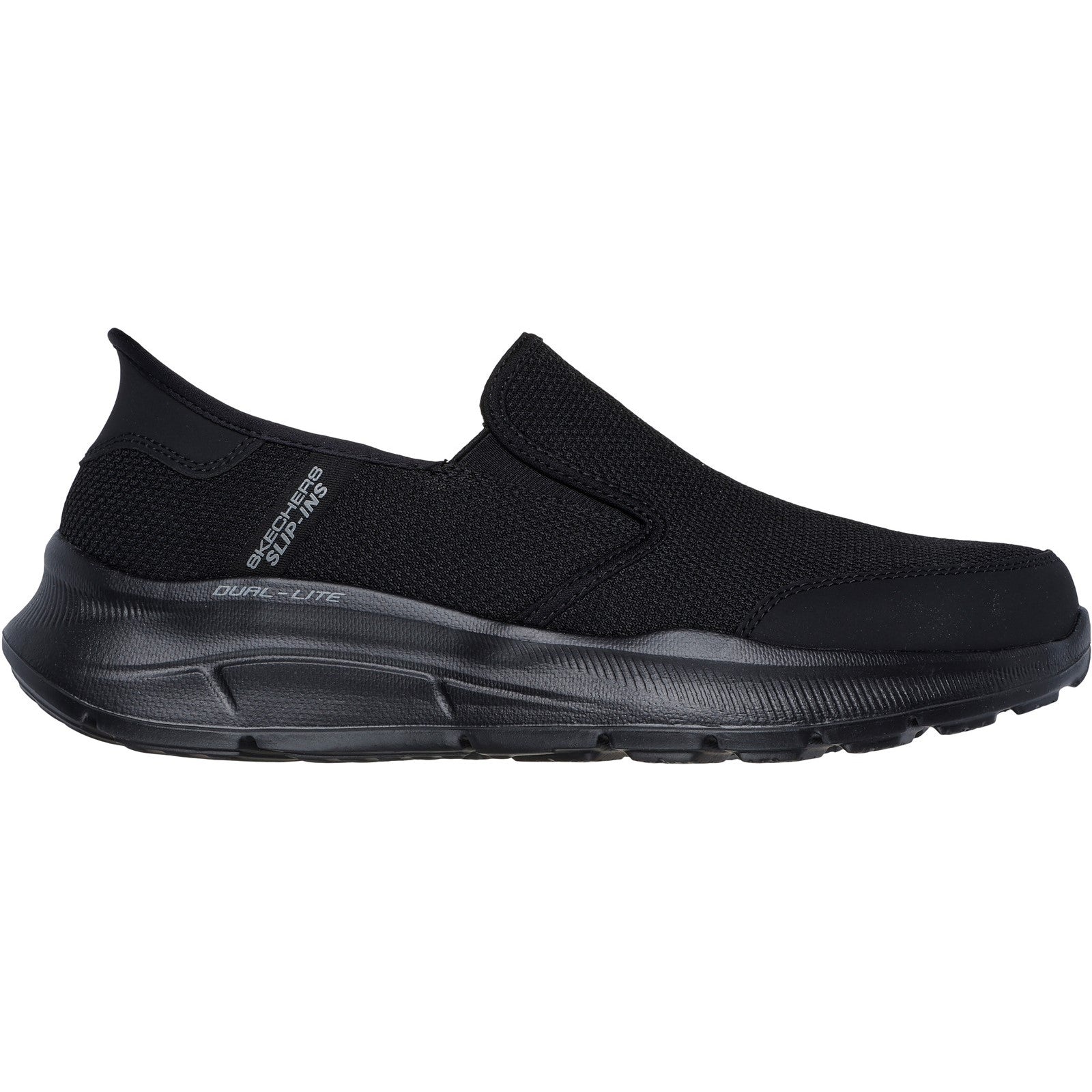 Skechers Mens Equalizer 5.0 Drayze 232926-BBK Black Slip On Shoes