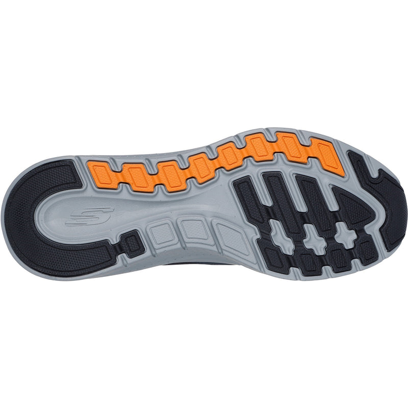 Skechers Mens Arch Fit 2.0 The Keep 232702-NVOR Navy/Orange Lace Up Shoes