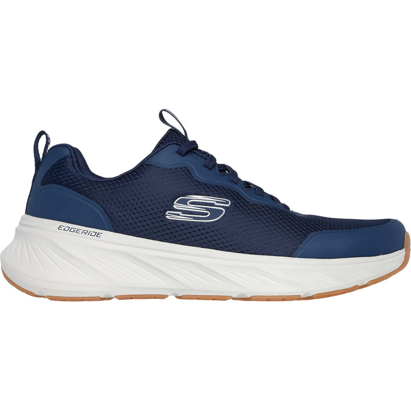Skechers Mens Edgeride Rekze 232835-NVW Navy/White Lace Up Shoes
