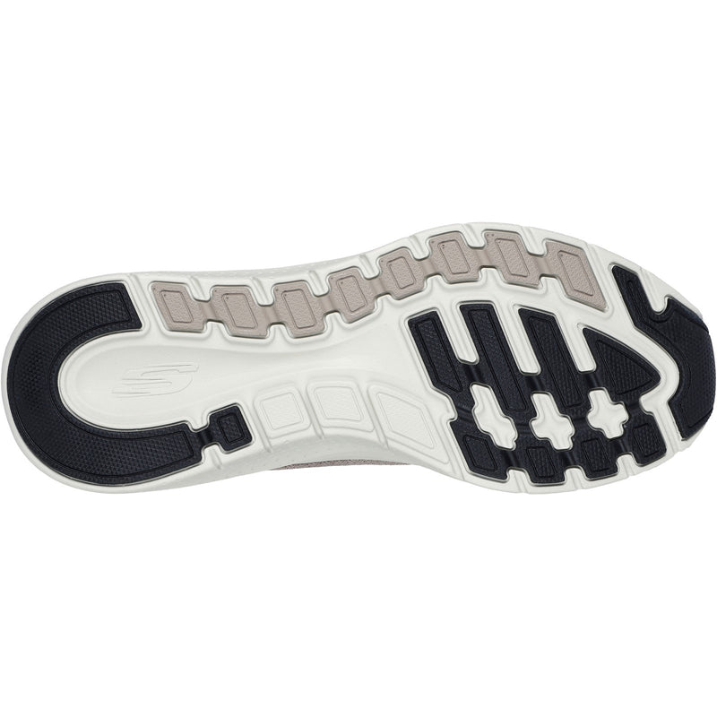 Skechers Mens Arch Fit 2.0 Road Wave 232701WW-TPOR Taupe/Orange Slip On Shoes