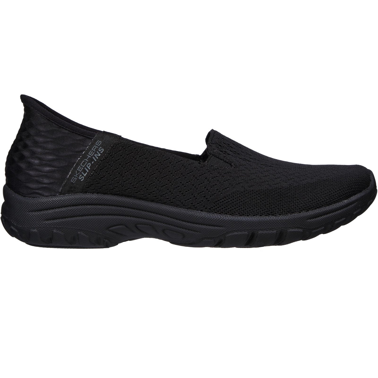 Skechers Womens Reggae Fest 2.0 Guiding 158698W-BBK Black Slip On Shoes