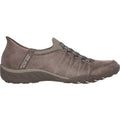Skechers Womens Breathe-Easy Home-Body 100615-DKTP Dark Taupe Slip On Shoes