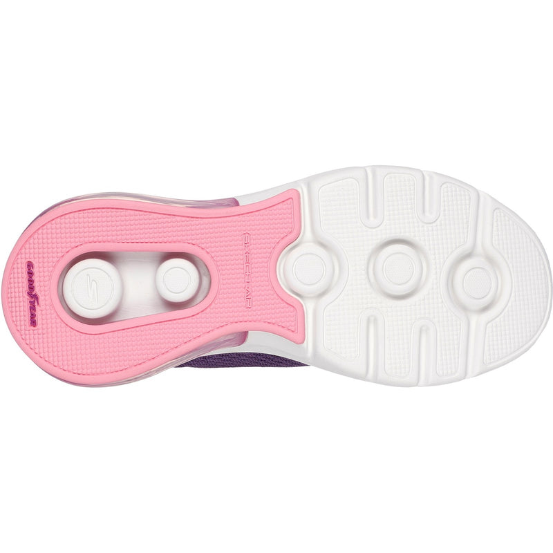 Skechers Womens Go Walk Air 3.0 124375-PLUM Plum Bungee Shoes