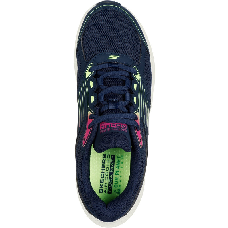Skechers Womens GO RUN Consistent 2.0 Advantage 128606-NVMT Navy/Multi Lace Up Shoes