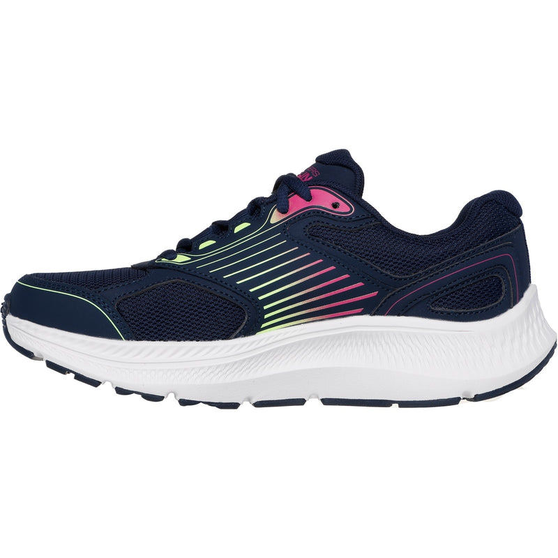 Skechers Womens GO RUN Consistent 2.0 Advantage 128606-NVMT Navy/Multi Lace Up Shoes