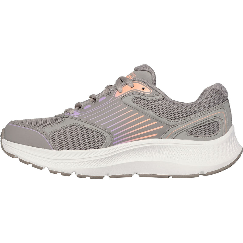 Skechers Womens GO RUN Consistent 2.0 Advantage 128606-TPMT Taupe/Multi Lace Up Shoes