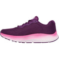 Skechers Womens Go Run Consistent 2.0 Fast Pace 128621-PLUM Plum Lace Up Shoes