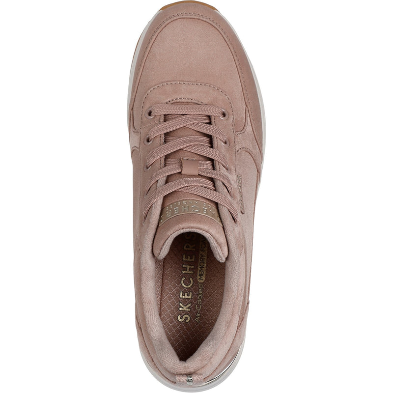 Skechers Womens Billion 2 Prissy N Plush 177349-TPE Taupe Lace Up Shoes