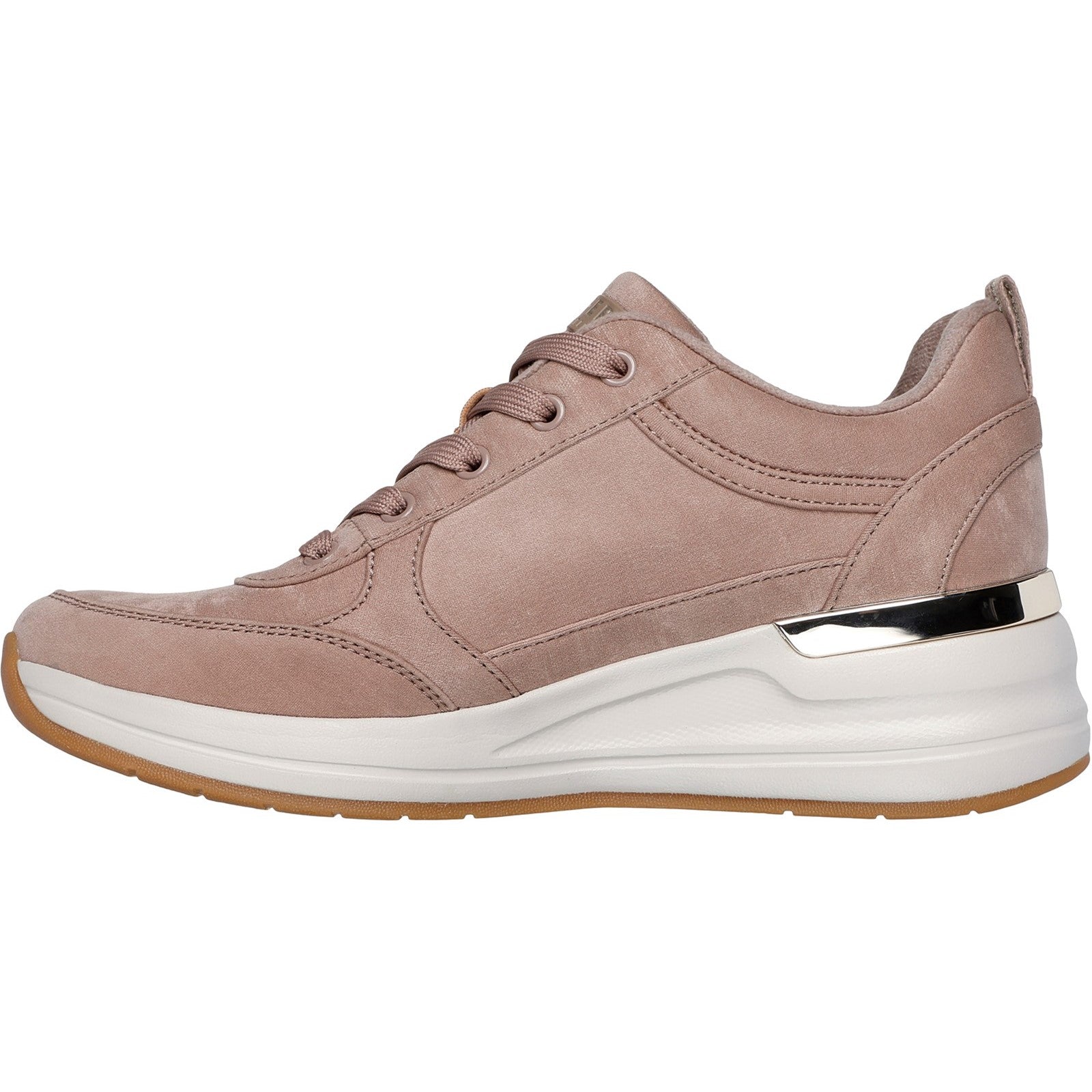 Skechers Womens Billion 2 Prissy N Plush 177349-TPE Taupe Lace Up Shoes