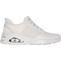 Skechers Womens Tres-Air Uno Easy Steppers 177116-OFWT Off White Slip On Shoes