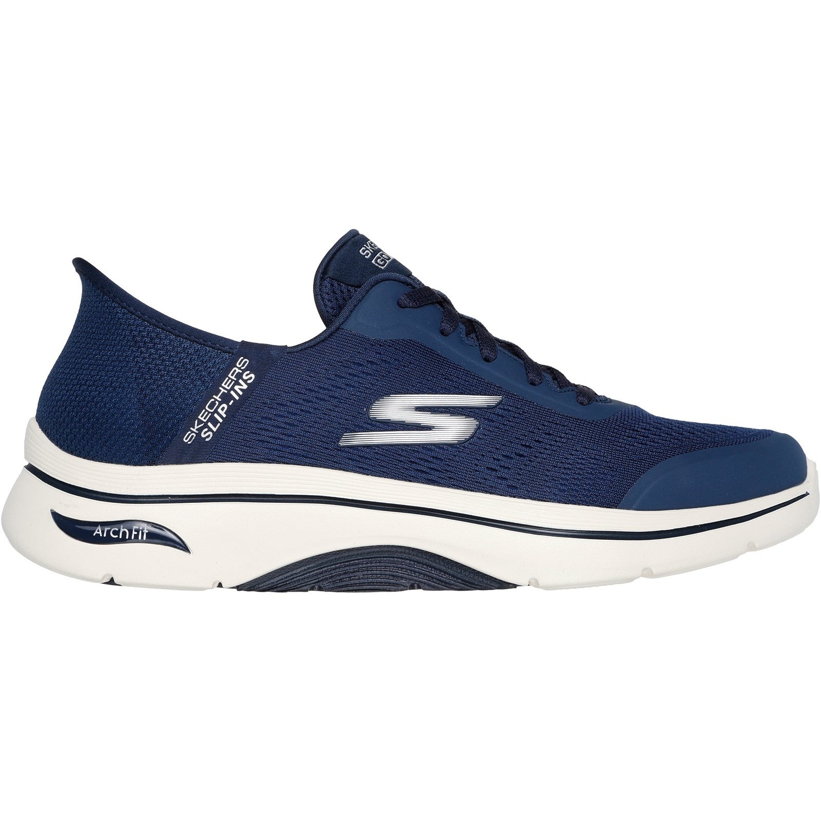 Skechers Mens Arch Fit 2.0 Simplicity 2 216602-NVY Navy Lace Up Shoes