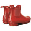 Hunter Womens Gloss Red Original Chelsea Boots