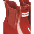 Hunter Womens Gloss Red Original Chelsea Boots